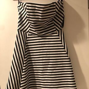NEVER worn. Black and white cocktail dress EXPRESS